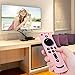 Remote Cover for Fire TV Stick 4K, Silicone Remote case for Fire TV Cube/Fire TV(3rd Gen) Compatible with All-New 2nd Gen Alexa Voice Remote Control, Lightweight Anti-Slip Shockproof (Pink)