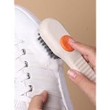 Soft Fur Cleaning Brush, Multifunctional Shoe Brush with Liquid Box, Household Soft Shoe Brush for Cleaning Shoes, Long Handle, Clothes Cleaning Tools