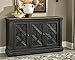 Signature Design by Ashley Tyler Creek Urban Farmhouse Dining Room Buffet or Server, Almost Black