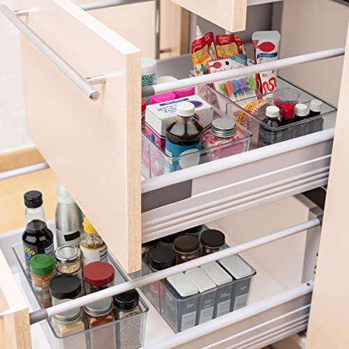 clearspace plastic storage bins