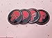 4pcs 56.5mm Skull Logo Car Hubcaps Wheel Sticker Covers Rims Emblem Center Cap Car Styling For Audi