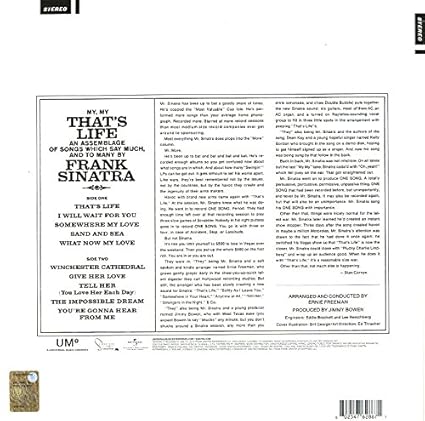 Frank Sinatra That S Life Lp Amazon Com Music