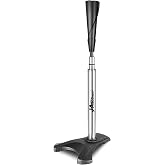 JASCOPRO Portable Batting Tee for Baseball/Softball - Ultra Durable | Hitting Tee with Weighted Triangular Base For All Surface,Height Adjust 24"-46" Softball Tee For All Age&amp;Skill Level Players