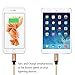 LOVRI 3pack 3ft 6ft 10ft Nylon Braided lightning cords to USB Cable for iPhone 5/5s/5c/5se,6/6s,6/6s Plus,iPod,iPad Mini,iPad,iPad Air [brown & silver]