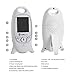 SUNLUXY® 2 Inch Color LCD Wireless Digital Video Baby Monitor Security Camera, Temperature Monitoring, 2 Way Talk with Infrared Night Vision