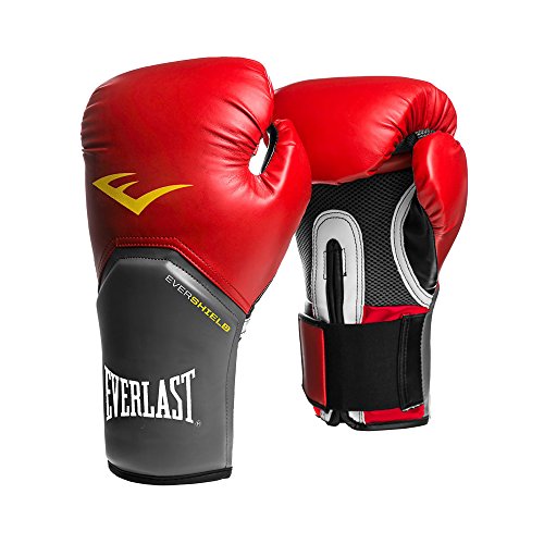Everlast Pro Style Elite Training Gloves (Red, 14 Oz)
