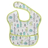 Bumkins SuperBib, Baby Bib, Waterproof, Washable, Stain and Odor Resistant, 6-24 Months - Cactus