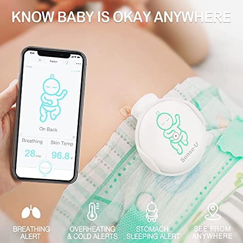 SenseU Baby Breathing Monitor 2 Monitors Infant Breathing Movement
