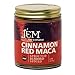 JEM - All Natural, Vegan, Organic, Dairy Free Cinnamon Maca Almond Nut Butter - Creamy Artisan Spread for Snacks and Sandwiches 6 oz