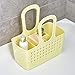 iDesign Orbz Plastic Bathroom Divided Shower Tote, Small College Dorm Caddy for Shampoo, Conditioner, Soap, Cosmetics, Beauty Products, 11.75