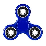 CASOFU Tri-Spinner Fidget Spinner Toy Stress Reducer Ceramic Bearing - Perfect For ADD, ADHD, Anxiety, and Autism Adult Children ,Blue - D