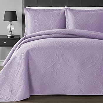 Amazon.com: Fancy Collection 3pc Luxury Bedspread Coverlet
