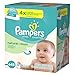 Pampers Natural Clean Unscented Water Baby Wipes 9X Refill Packs, 648 Count