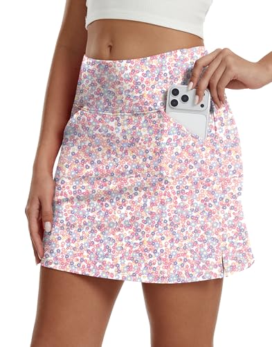 M MOTEEPI Skorts for Women with 4 Pockets High Waisted Golf Tennis Skirts for Casual Dressy Summer 2026 Lunar Grove M at Amazon