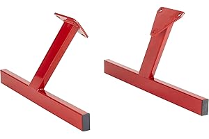 Speedway Motors SBC/BBC Chevy V8 Engine Storage Stands - Lightweight & Compact - Fits 1958 and newer Small & Big Block Engines - Red Steel - Optional Caster Wheels