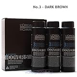 Loreal Homme Cover 5 - Ammonia Free 5-minute Color for Men (3 Darkest Brown) by L'Oreal Paris