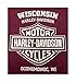 Harley-Davidson Men's Stenciled Motorcycle Short Sleeve T-Shirt, Cardinal Red
