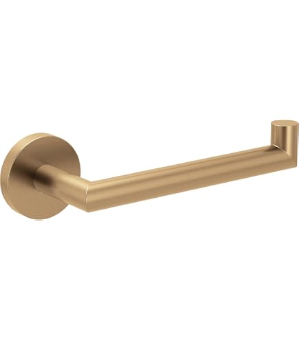 Moen Genta LX Bronzed Gold Wall Mount Towel Ring – Modern Bathroom Hand Towel Holder, Elegant & Durable (BH3885BZG)
