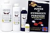 Holiday Sale! Trinity NutraLab - 12% Food Grade Hydrogen Peroxide 1 Quart, 1 Pint, 1 8 Fl Oz, 1 Fl Oz Dropper. Includes The True Power of Hydrogen Peroxide by Mary Wright.