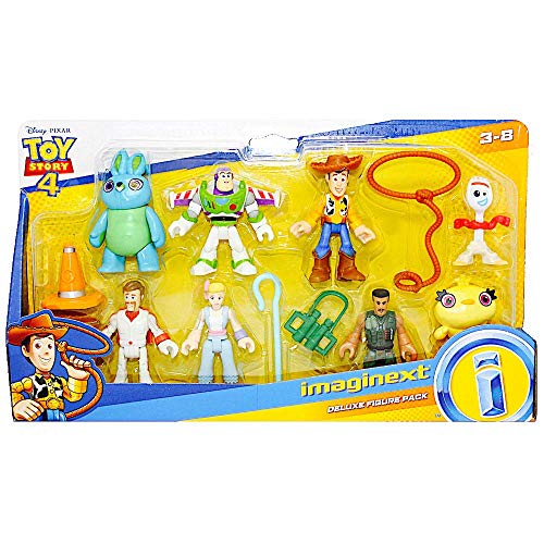 Imaginext Toy Story Deluxe Figure Pack of 8 Figures 2.5" with Forky