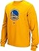 NBA Golden State Warriors Men's Full Primary Logo Long Sleeve Tee, Medium, Gold