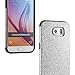 MEKO Galaxy S6 Case, Shiny Sparkles Glitter Bling Case-Built-in Sparkles Premium Firm Rubber Shock-absorbing Bumper Case [Scratch Resistant] for Samsung Galaxy S6 -- (Silver)