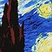 Three Rooker Starry Night Ties Art Vincent van Gogh Neck Ties