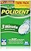 Improved Triple Mint Freshness - Polident Antibacterial 3 Minute Denture Cleanser 96 Tablets Per Box (Pack of 2)
