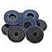 Katzco Flap Discs 24 Grit Quick Change Grinding Wheels 10 Pieces - 2 Inch - for Rotary Tools, Die Grinder, Drill, Blending and Finishing Applications