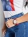 GUESS Red Rhinestone Multifunction Watch