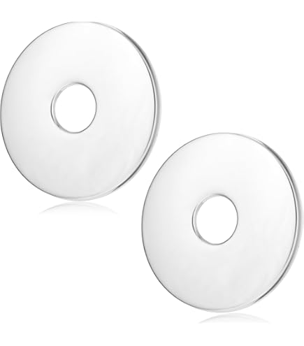 Uxcell 4pcs Shower Arm Flange 70mm/2.8" OD Escutcheon Plate Stainless Steel Round Plumbing Cover Plates For 21mm/0.8" Dia Water Pipe Faucet Decoration Accessories, Black - View #3