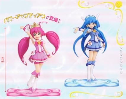 Amazon Com スマイルプリキュア Dxガールズフィギュア キュアハッピー キュアビューティー 全2種セット Toys Games