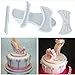 Shopline 9 Pcs Plastic Sandal Fondant Mold, Lady High-Heeled Shoes Fondant Cake Sugar Craft Baking Cutter Mold