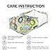 Debrief Me Anti Dust Face Mouth Cover Mask Respirator - Dustproof Anti-bacterial Washable - Reusable masks Respirator Comfy - Cotton Germ Protective Breath Healthy Safety Warm Windproof (Green-Blue)