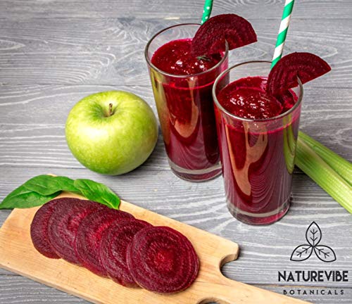 Organic Beet Root Powder, 3 lbs (3 Packs of 1lb Each) by Naturevibe Botanicals, Raw & Non-GMO | Nitric Oxide Booster | Boost Stamina and Increases Energy - Thumbnail 7