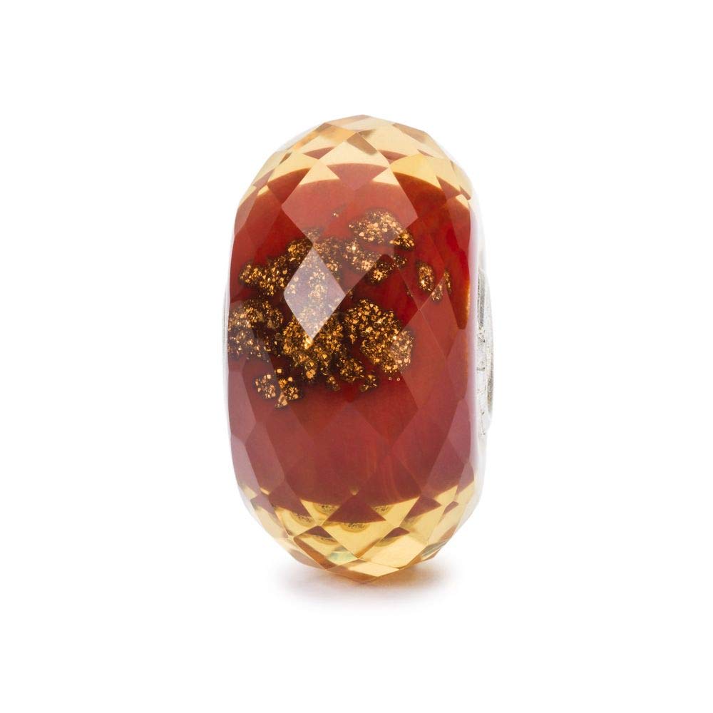 Trollbeads Glass Bead Red Twinkle