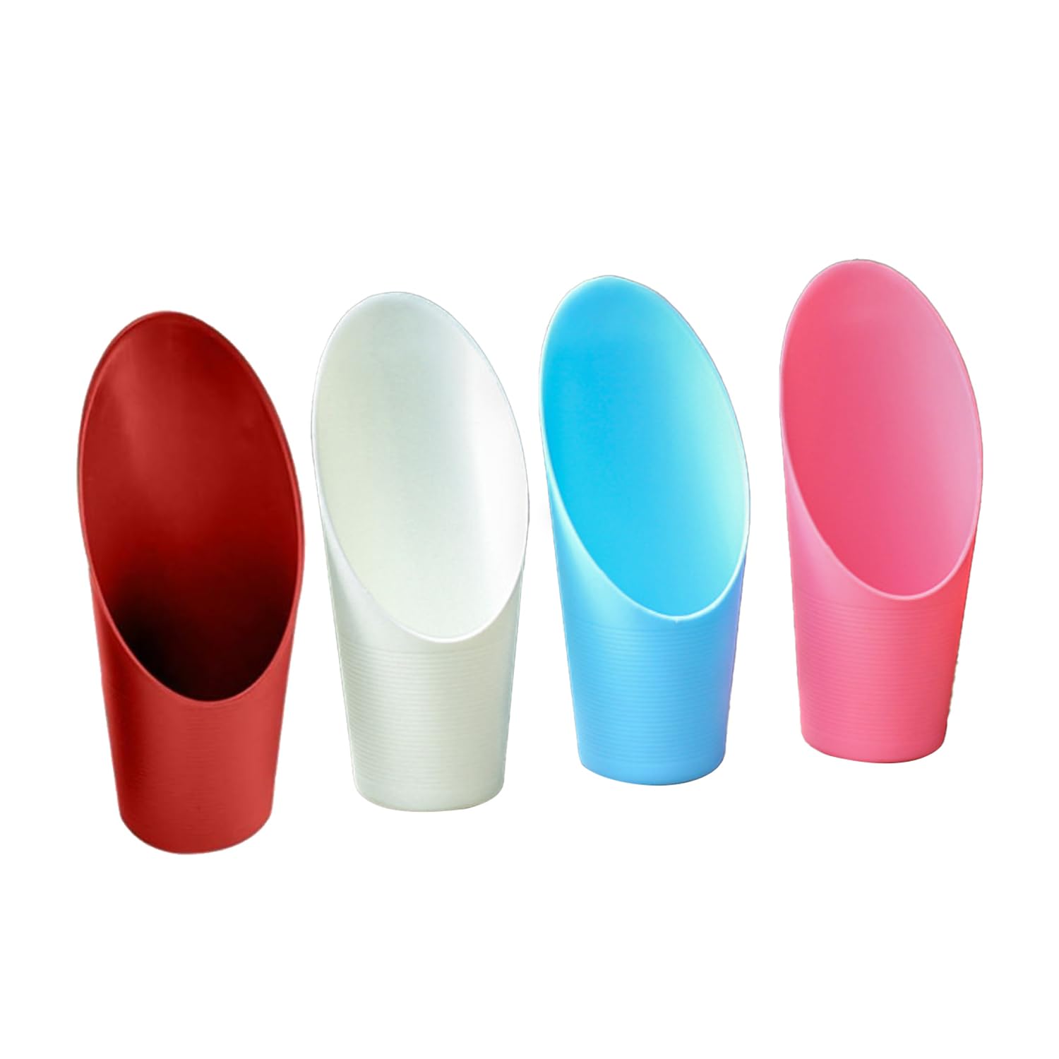Lezevn 4Pcs Fleshy Plant Soil Shovel Plastic Spade Bucket Scoop Soil Planting Potting Cup Home Gardening Supplies for Plant