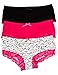 Body Embrace 6 Pack Women's Cotton Spandex Hipsters in Plus Sizes