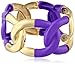 Amazon Collection Interlocking Gold-Tone Stretch Bracelet, 7