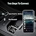 FM Transmitter,Wireless Bluetooth FM Transmitter Receiver Radio Adapter Car Kit with Handsfree Calling,Support Car Voltage Detection,MP3 Player,TF Card,Dual USB Car Charger for Samsung,iPhone,etc.