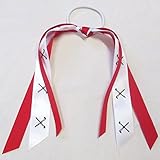 Field Hockey Ribbon - Made in the USA, Avail in many colors, Red