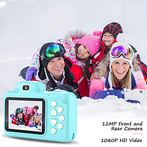 Phankey Kids Camera,Kids Digital Camera for Boys Girls Birthday Toy Gift Selfie Camera 2.4 Inch Screen 8MP Digital Camera for Children with 32G Memory Card