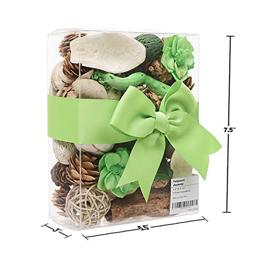 image for Qingbei Rina Gifts,Fresh Green Jasmine Scent Natural Potpourri,includi