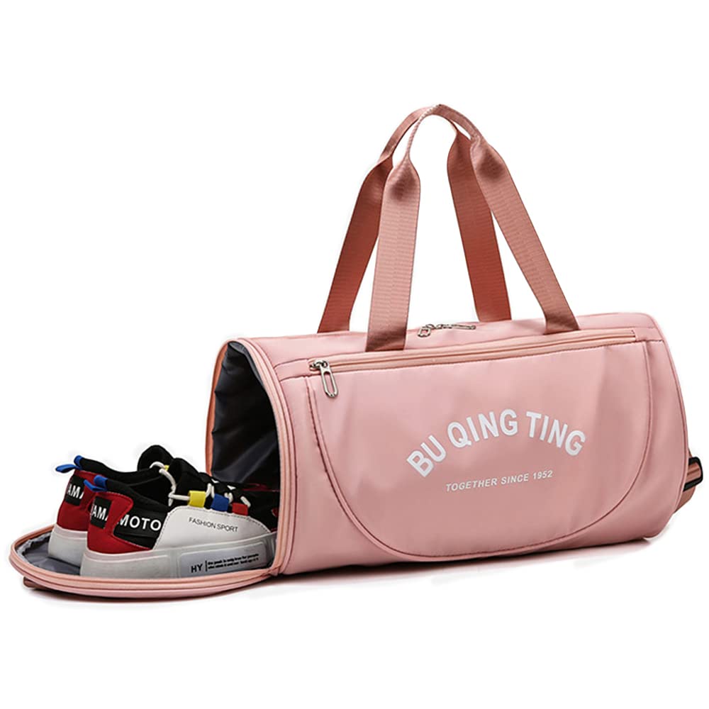 Kaxich Travel Duffel Bag Sports Gym Bag with Shoe Compartment Dry Wet Separated Holdall Bags Weekender Handbag for Sports, Fitness, Camping, Weekend and Swimming