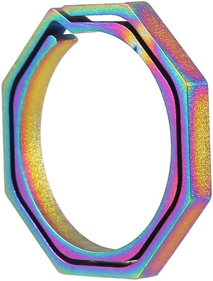 VGEBY Alloy EDC Quickdraw Key Chain, Octagonal Hanging Buckle Keyring Sportinggoods Camping Tents and Accessories - Image 3