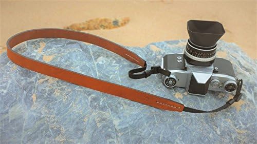 leather camera strap neck strap Shoulder Strap camera strap color tan It's Beautiful classic,is thick and soft for leica,canon, fuji ,Nikon ,olympus,sony,Lumix,pentax