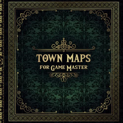Town Maps for Game Master 50 Unique and Customizable Regional Maps for
