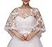 Vweil Wdding Bolero Shrug Wraps Sheer Lace Shoulder Covers For Bride J4