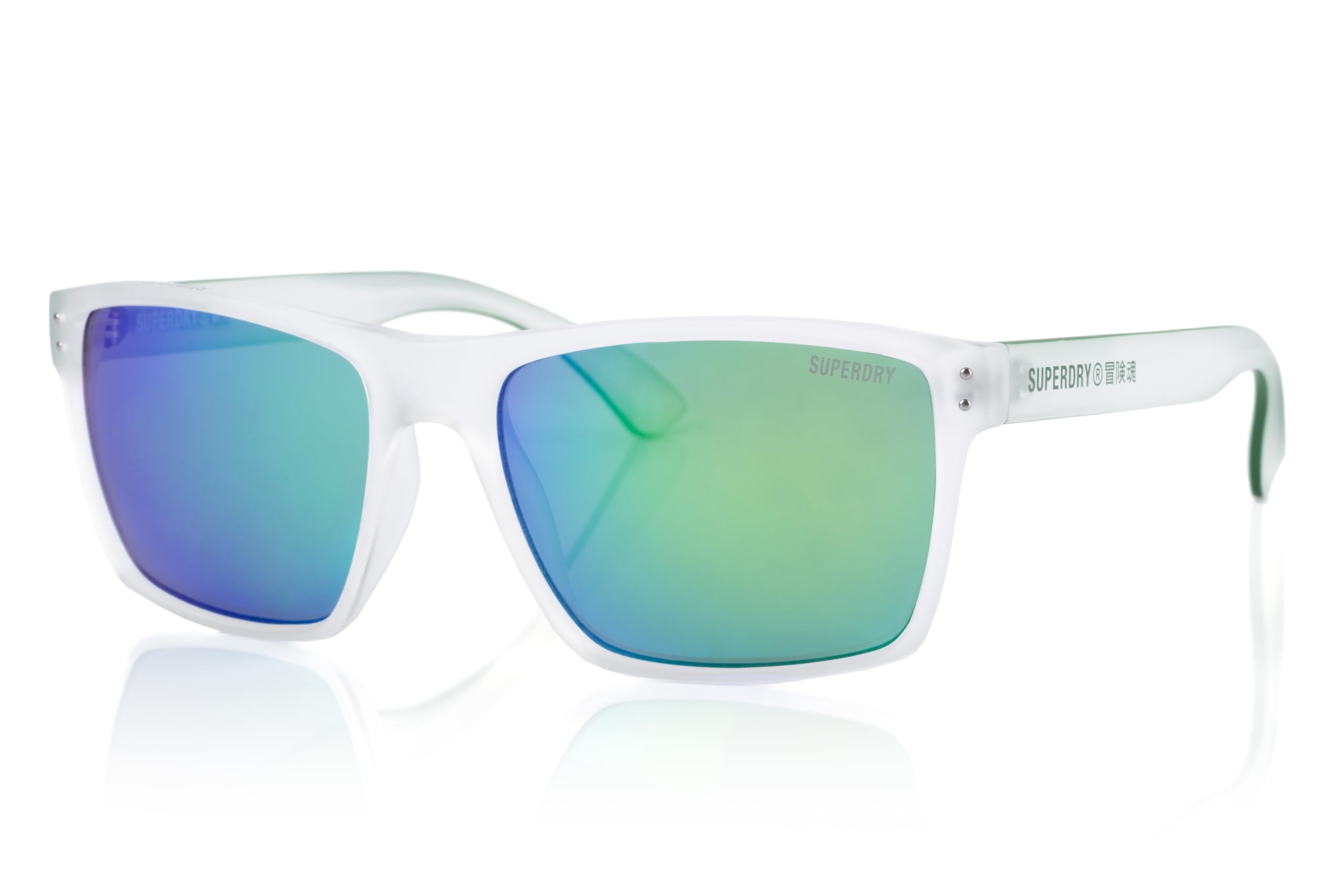 Superdry Kobe 183 Matte Crystal Green Mirrored lenses