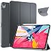 Ztotop Case for iPad Pro 11" 2018 - Slim Lightweight Trifold Stand Smart Shell with Auto Wake/Sleep + Rugged Translucent Back Cover Support iPad Pencil Charging for iPad Pro 11, Dark Gray primary